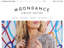 Tablet Screenshot of moondancejewelry.com